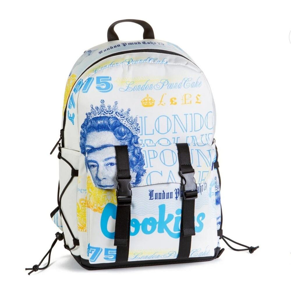 Cookies Limited Edition London Pound Cake 75 Strain Alpine Backpack New Mint